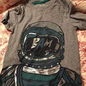 Boys size 8/10 short sleeve astronaut shirt